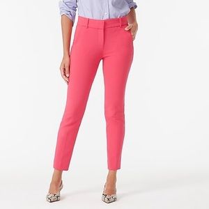 slim crop pant in hot pink